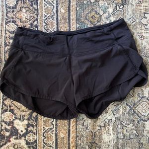 LULULEMON SPEED SHORTS